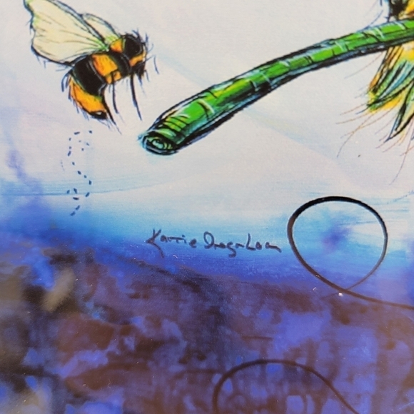 Whimsical Giraffe Art Print by Karrie Evenson - Picture 2 of 4